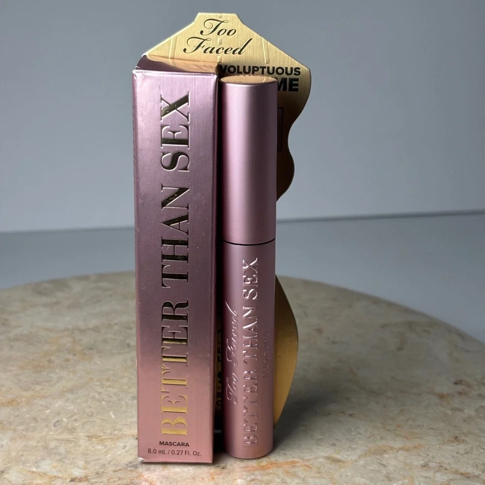 Too Faced Better Than Sex Mascara 0.27oz Black Volumizing Full Size NIB